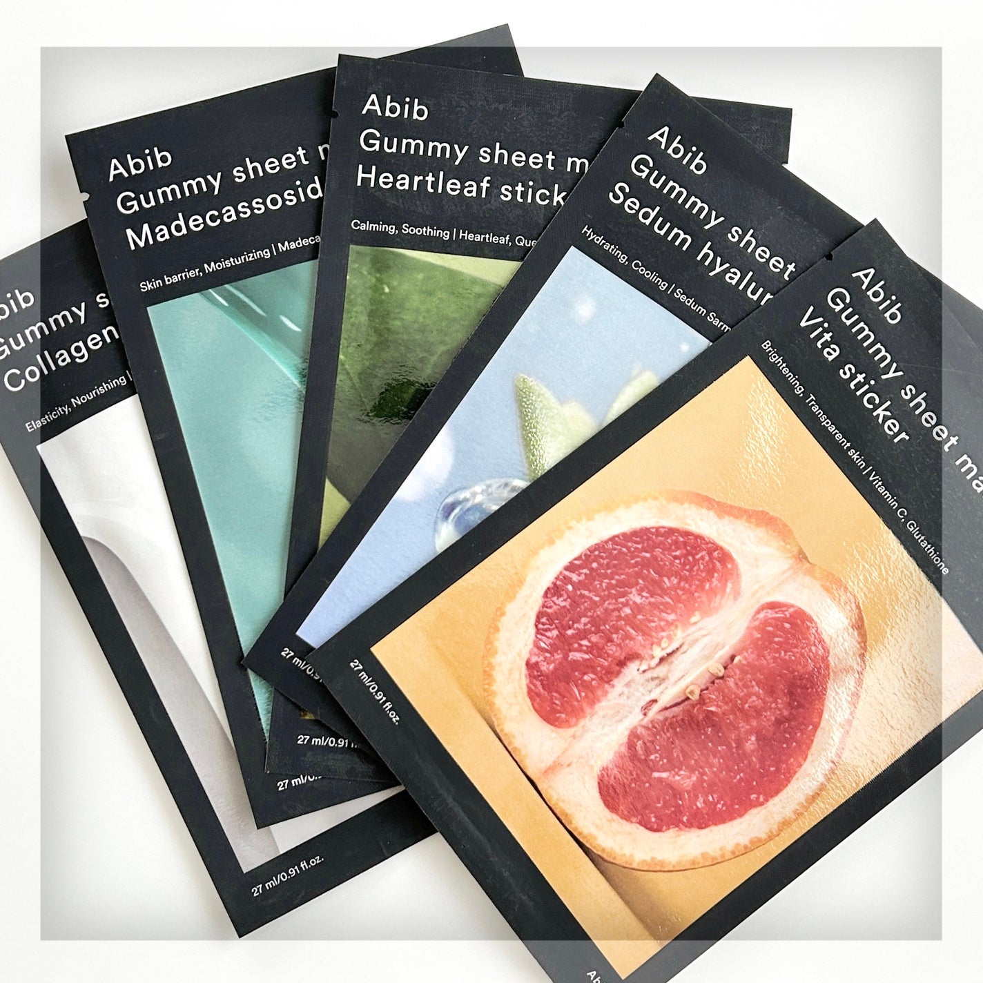 ガムシートマスク コラーゲン※10ミルク※11ステッカー/Abib /シートマスク・パックを使ったクチコミ(1枚目)