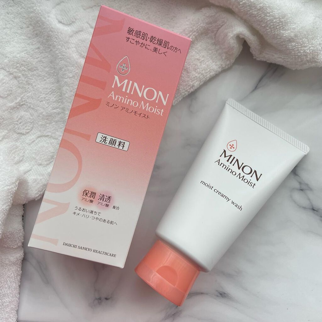 アミノモイスト モイストクリーミィ ウォッシュ/ミノン/洗顔フォームを使ったクチコミ(6枚目)