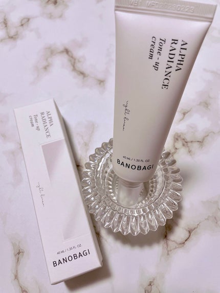 アルファ ラディアンス トーンアップクリーム/BANOBAGI/フェイスクリームを使ったクチコミ(1枚目)