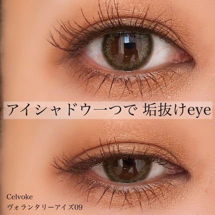 セルヴォーク ヴォランタリー アイズ/Celvoke/単色アイシャドウを使ったクチコミ(1枚目)