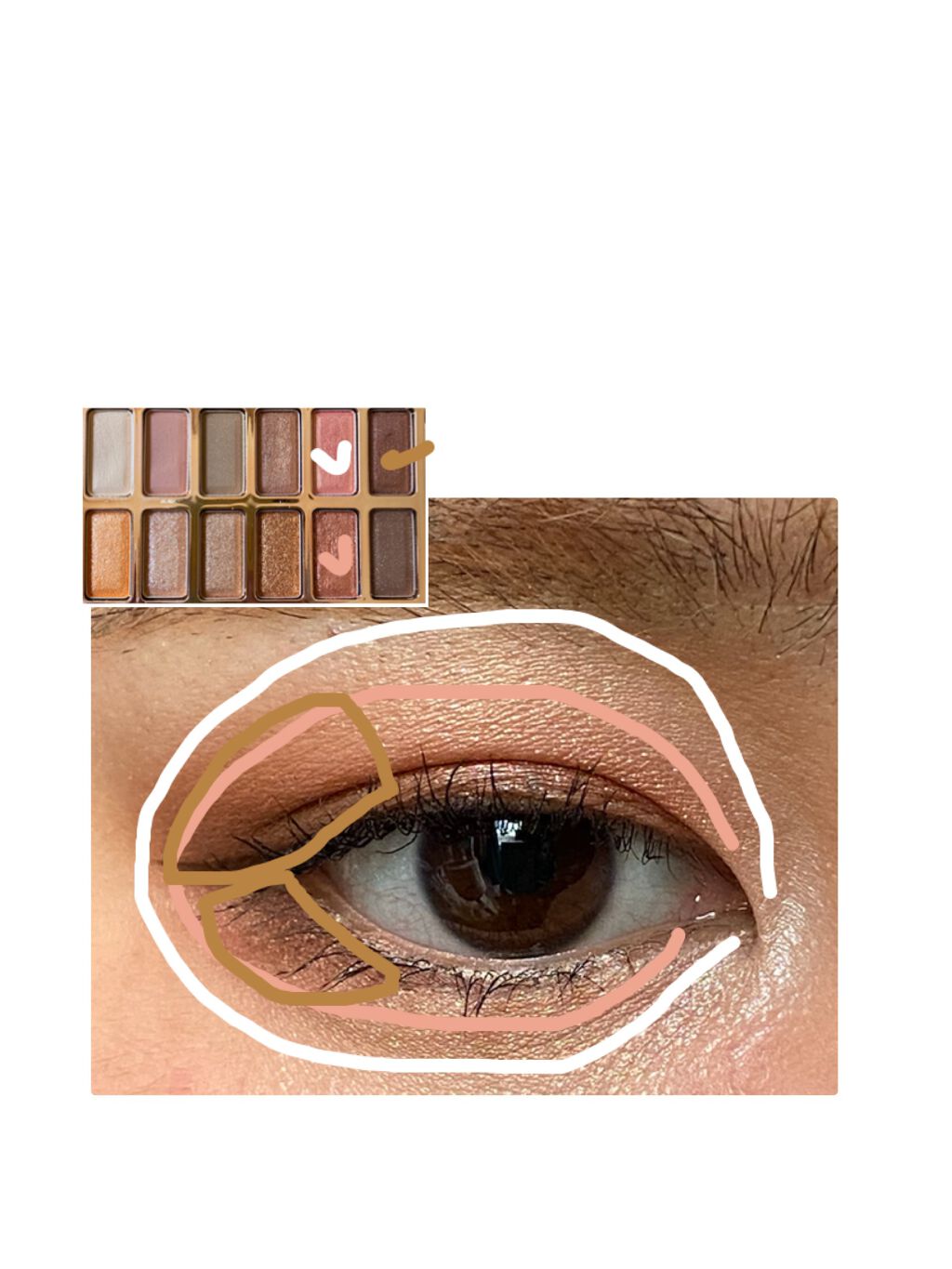 バレンタインボックス/VAVI MELLO/アイシャドウパレットを使ったクチコミ（2枚目）