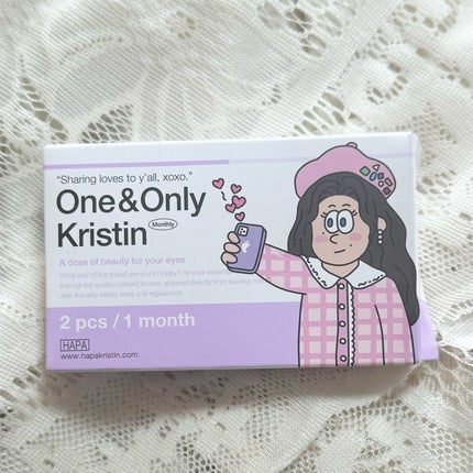 One&Only Kristin Plus/Hapa kristin/カラーコンタクトレンズを使ったクチコミ(4枚目)