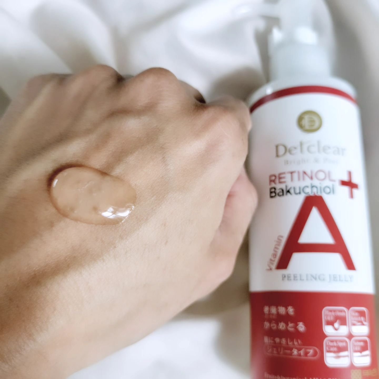 DETクリア ブライト&ピール ピーリングジェリー〈エイジングケアタイプ〉/Detclear/ピーリングを使ったクチコミ（2枚目）