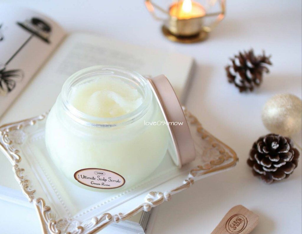 ヘッドスクラブ グリーン・ローズ/SABON/ヘッドスクラブを使ったクチコミ（2枚目）