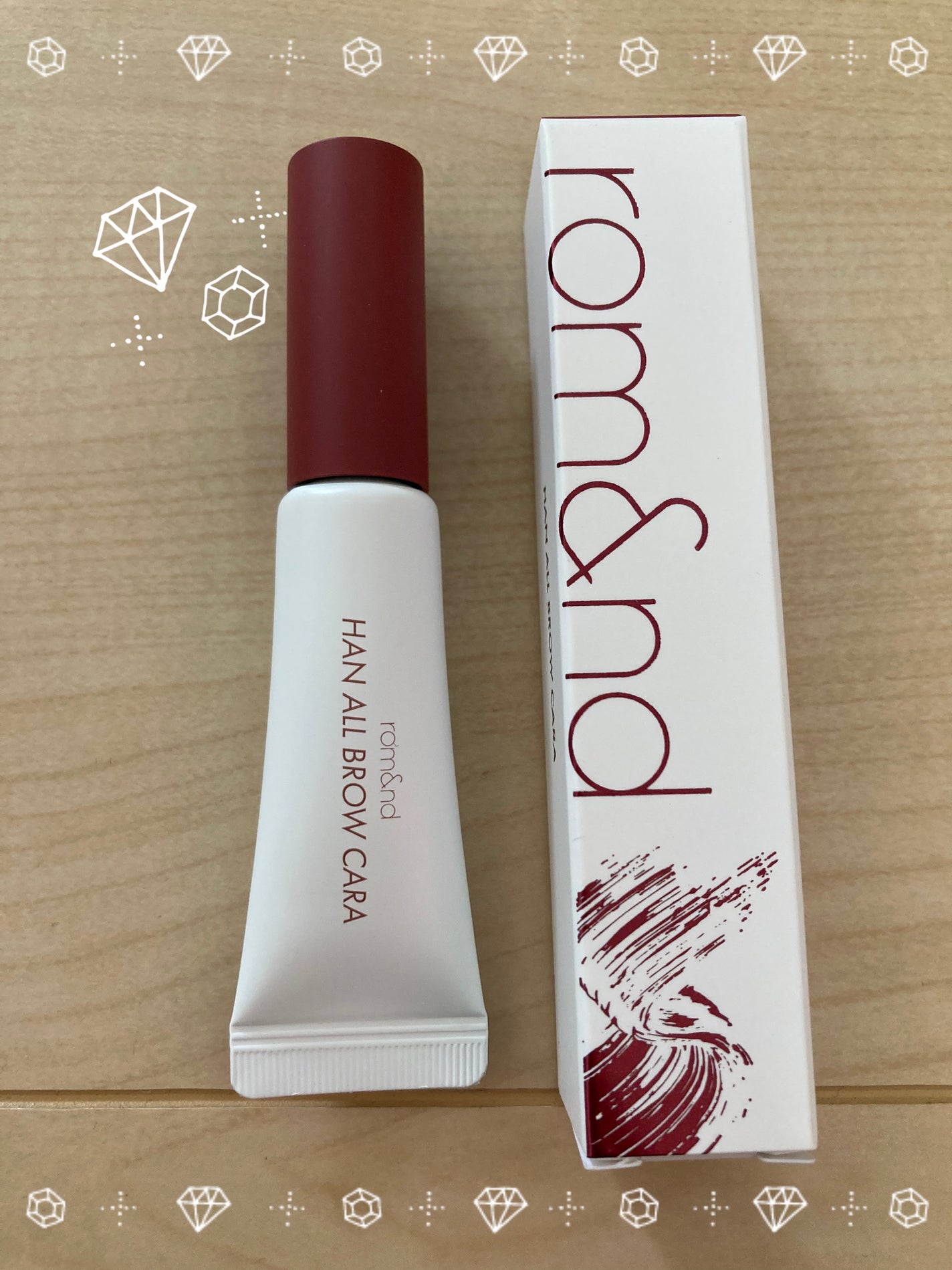 ハンオールブロウカラ/rom&nd/眉マスカラを使ったクチコミ(1枚目)