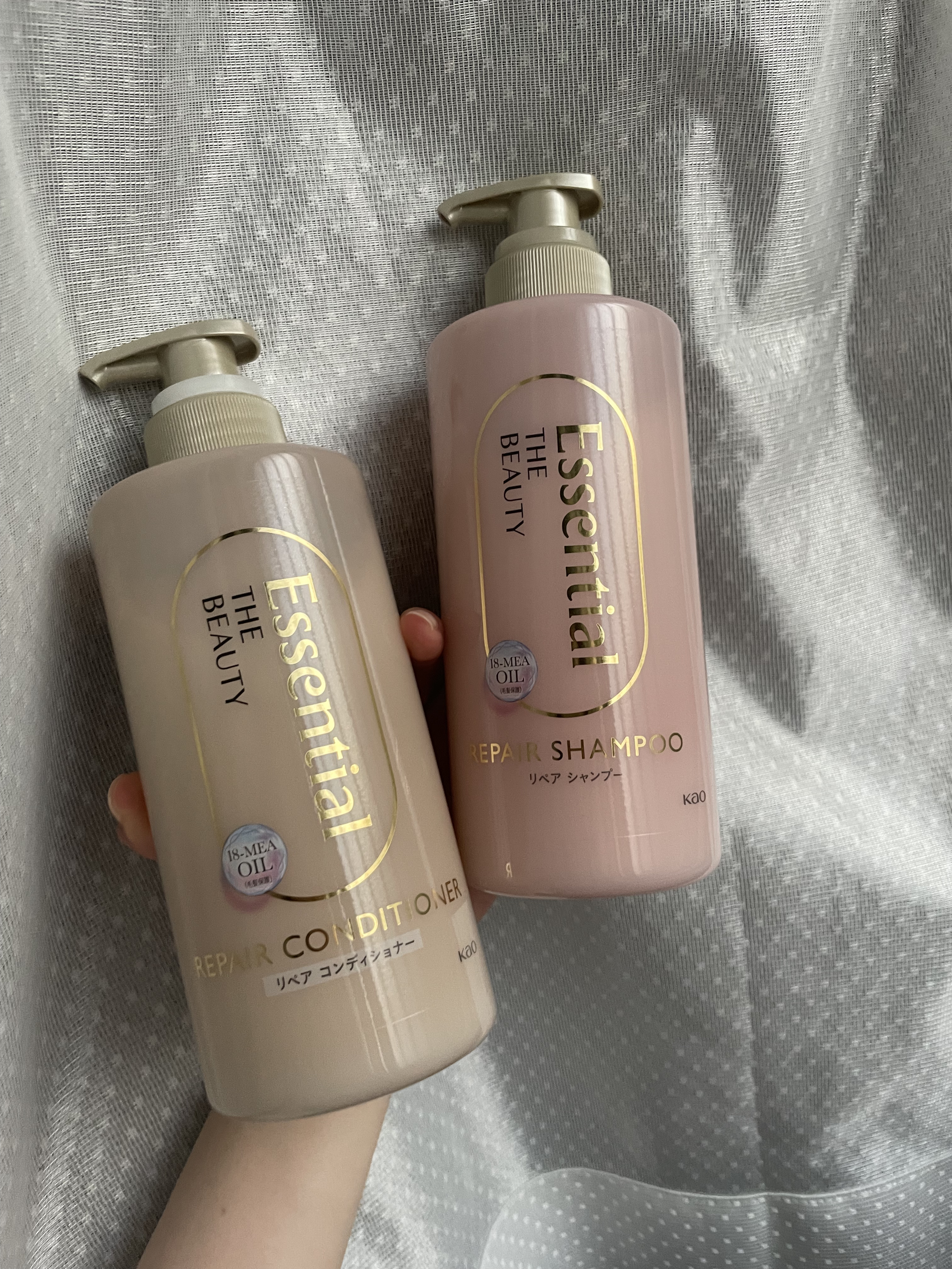 ザビューティ リペアシャンプー・コンディショナー/エッセンシャル/市販シャンプーを使ったクチコミ（1枚目）