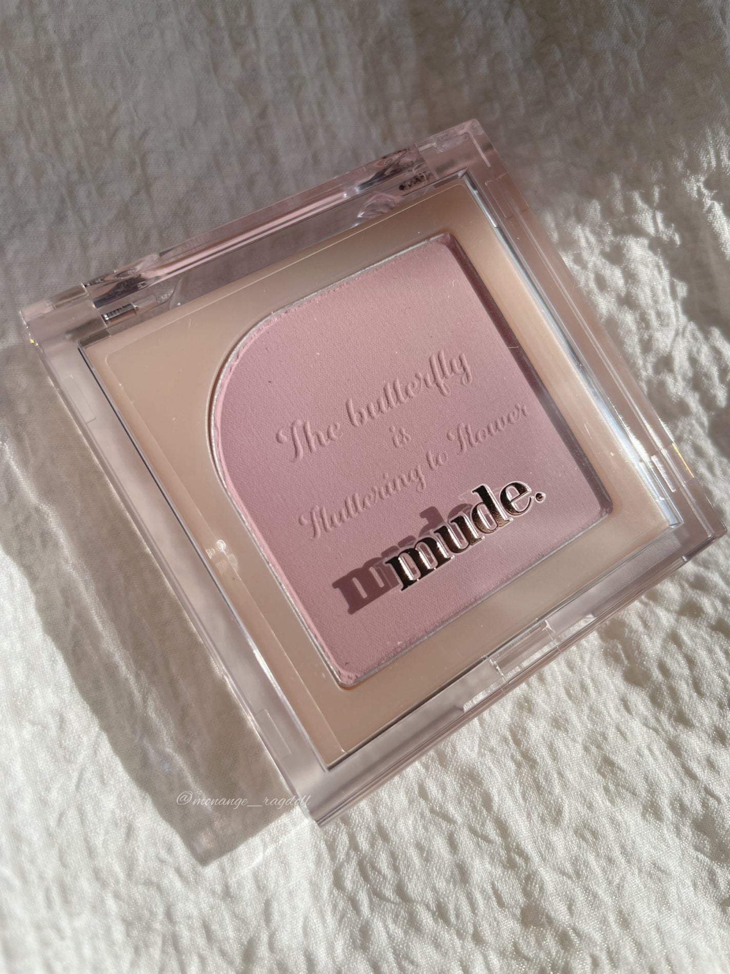 フラッターブラッシャー/mude/パウダーチークを使ったクチコミ(2枚目)