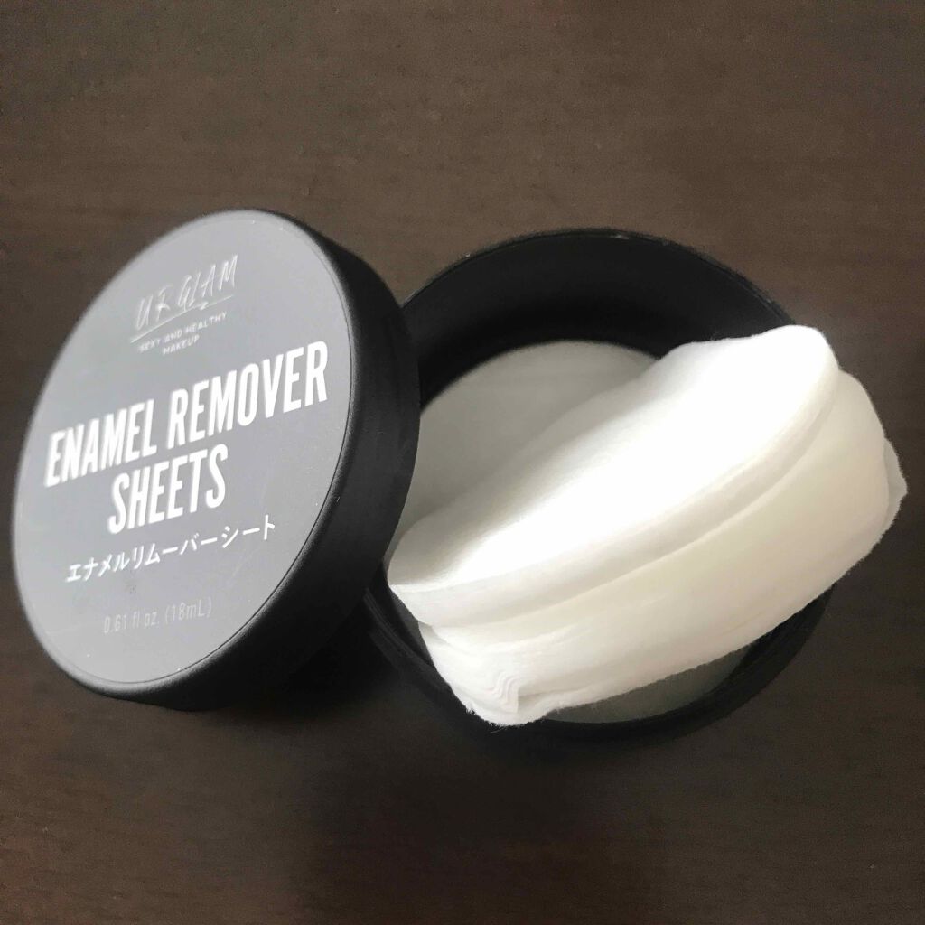 UR GLAM ENAMEL REMOVER SHEETS/U R GLAM/除光液を使ったクチコミ(2枚目)