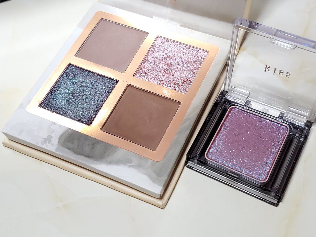  シアー グリッターアイズ/KiSS/単色アイシャドウを使ったクチコミ（1枚目）