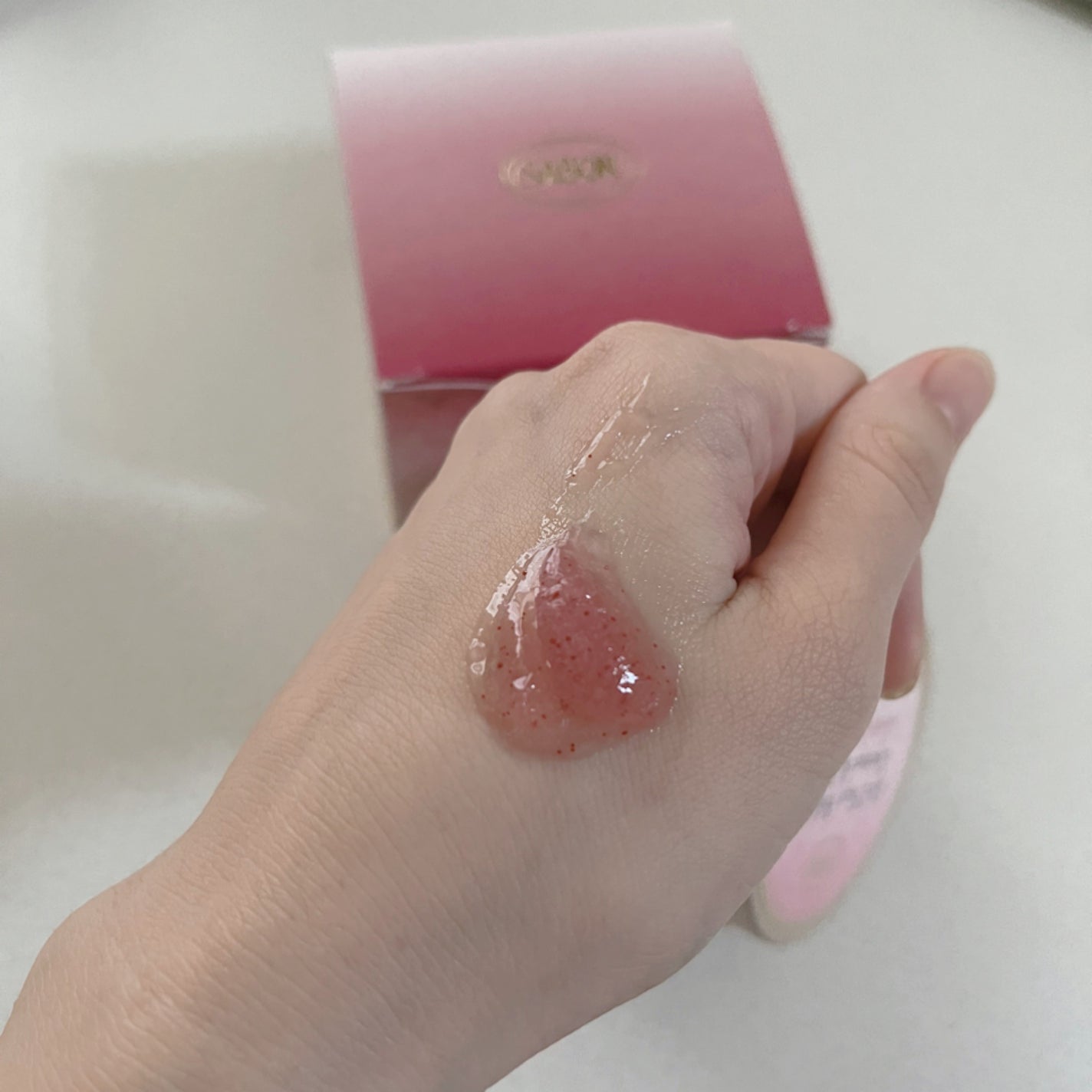 フェイスポリッシャー コンフォーティング・ローズ/SABON/スクラブ・ゴマージュを使ったクチコミ(5枚目)