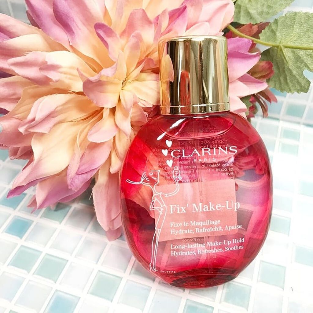 フィックス メイクアップ/CLARINS/ミスト状化粧水を使ったクチコミ（1枚目）