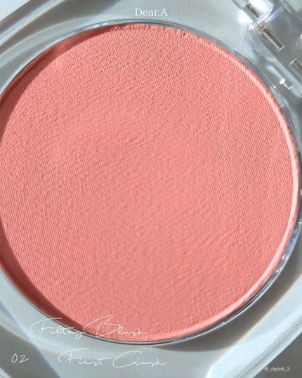 フラッフィーブラッシュ/Dear.A/パウダーチークを使ったクチコミ(4枚目)