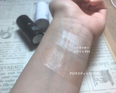 UR GLAM　FACE GLOSS STICK/U R GLAM/ジェル・クリームチークを使ったクチコミ（3枚目）