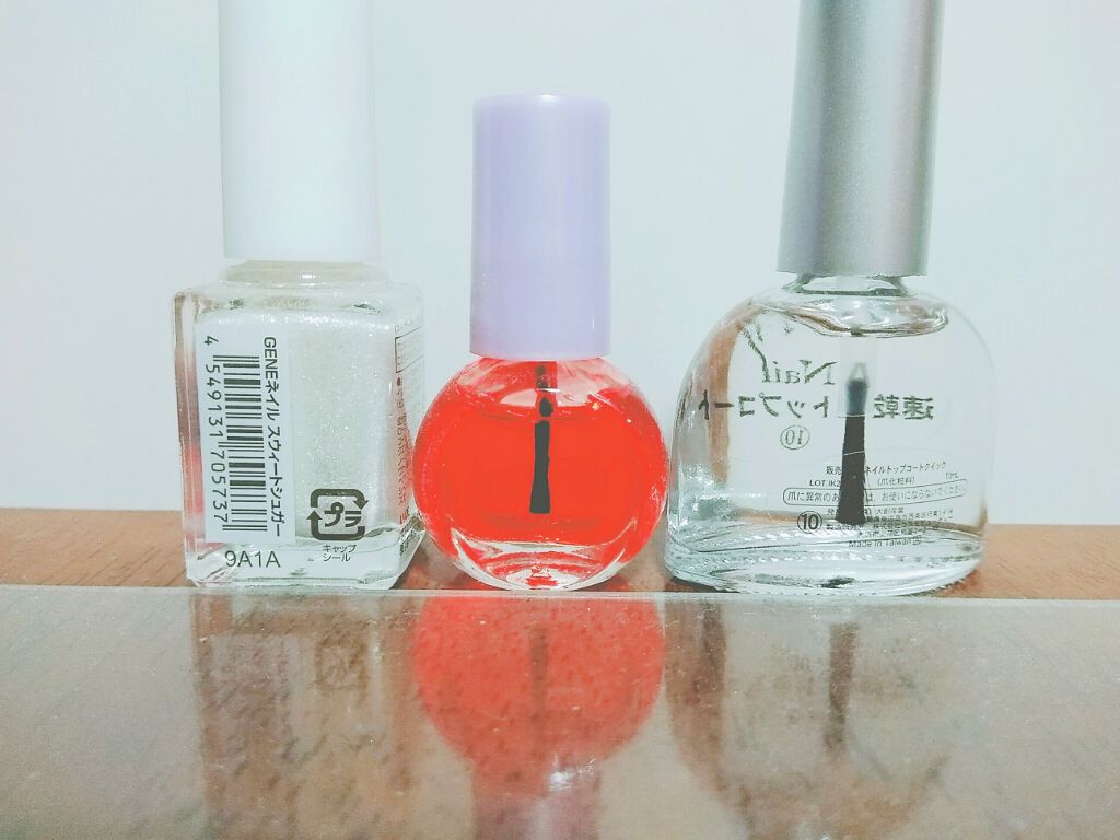 速乾性トップコート/DAISO/ネイルトップコートを使ったクチコミ（3枚目）