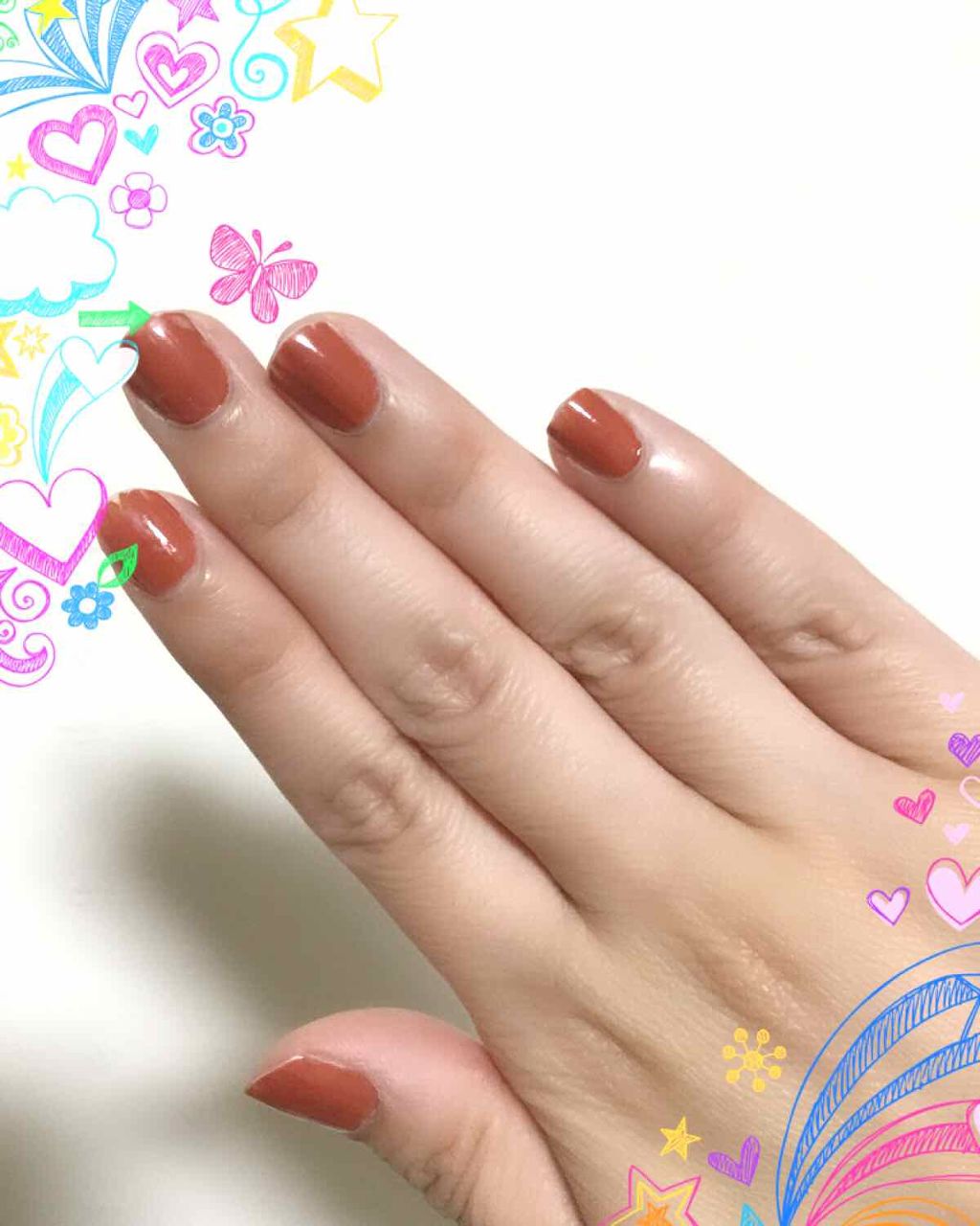 ネイル エナメル/ちふれ/マニキュアを使ったクチコミ（2枚目）