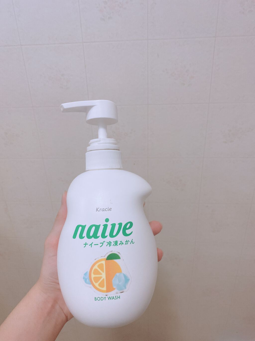 ボディソープ（冷凍みかん）/ナイーブ/ボディソープを使ったクチコミ（1枚目）