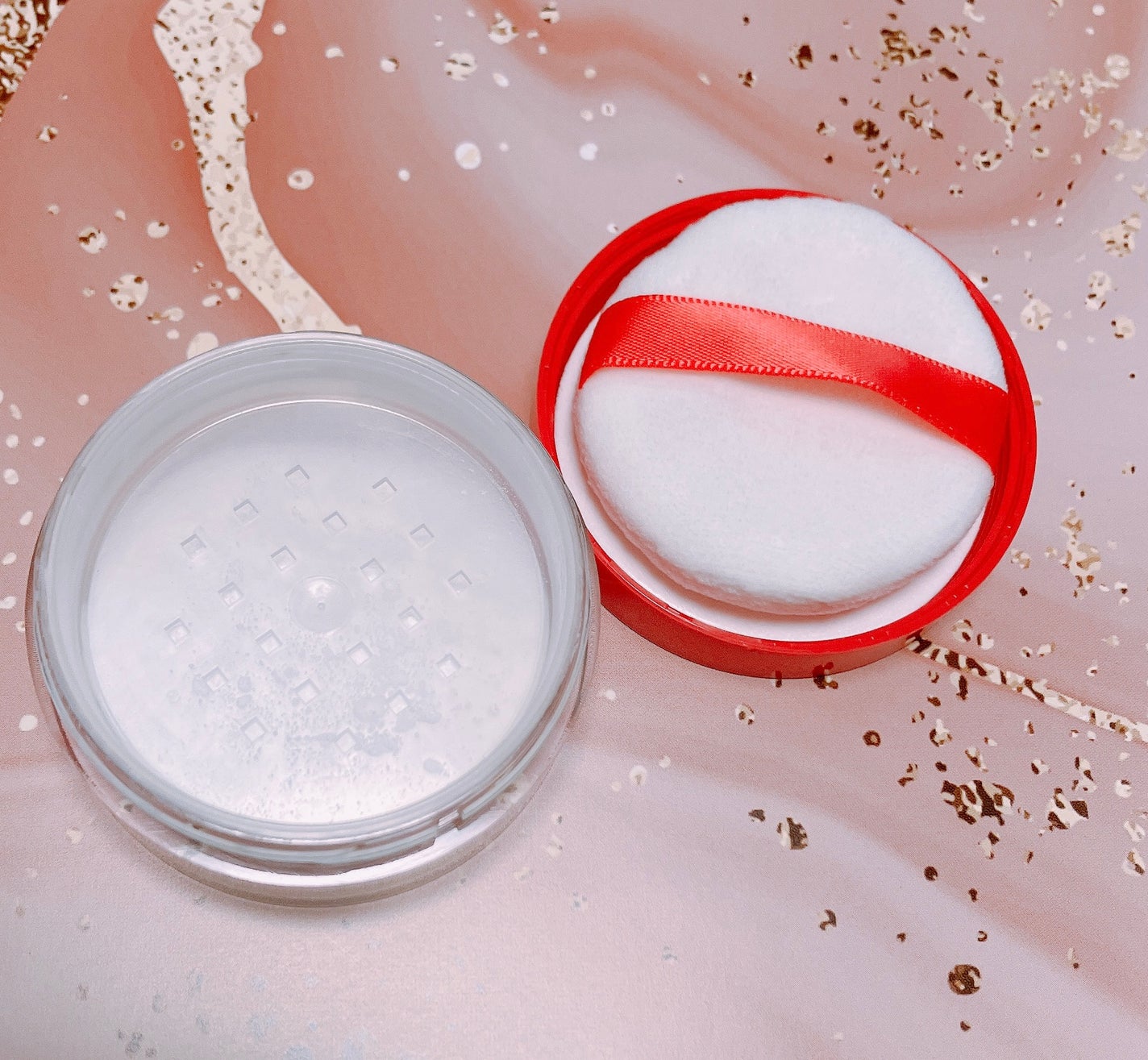 メイク キープ パウダー/コーセーコスメニエンス/ルースパウダーを使ったクチコミ(4枚目)