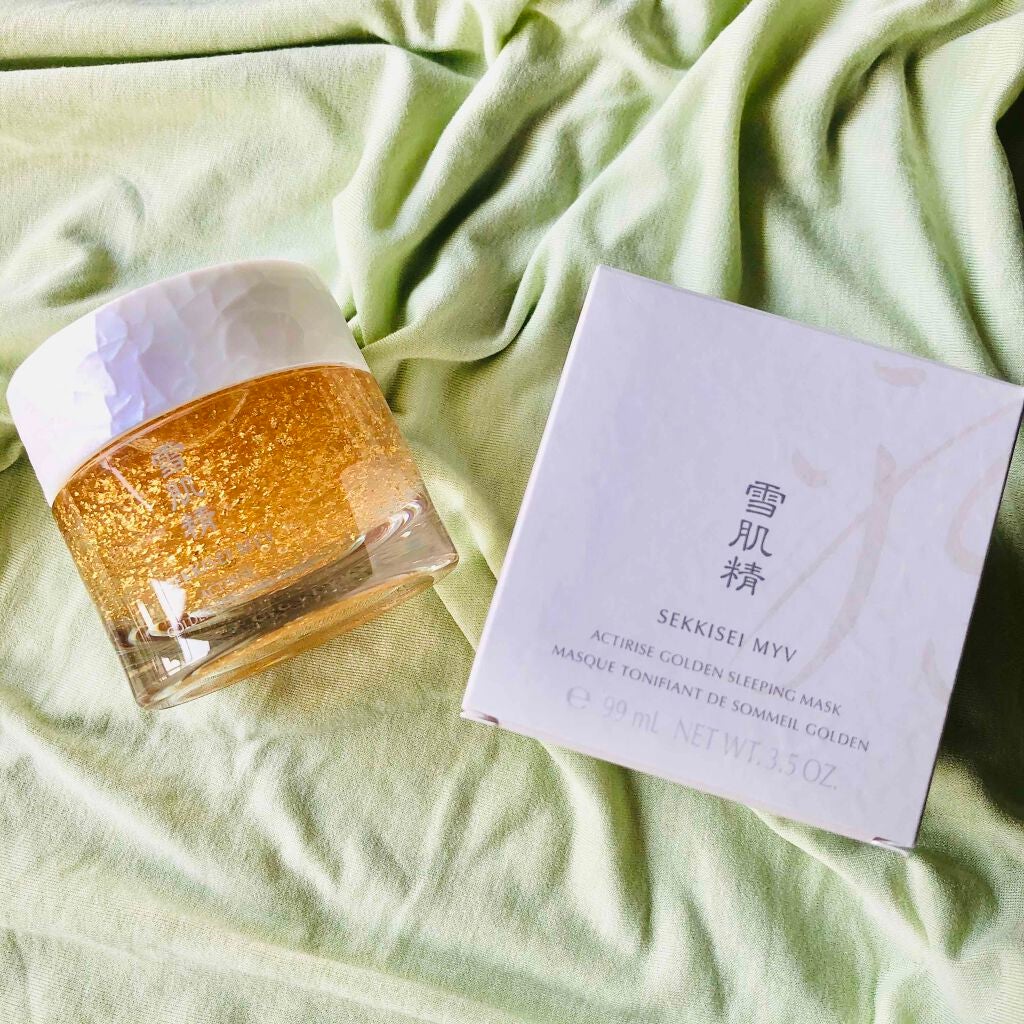 アクティライズ ゴールデン スリーピング マスク/雪肌精みやび/洗い流すパック・マスクを使ったクチコミ(1枚目)