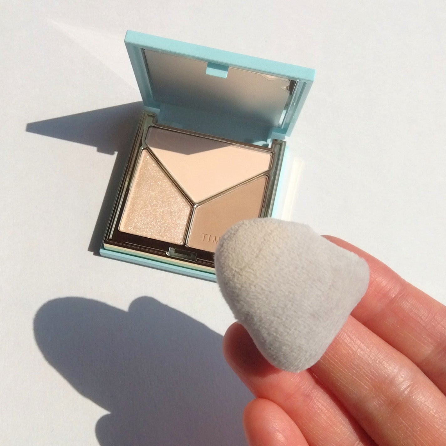 ハイライトシェーディングパレット/TIMAGE/パウダーハイライトを使ったクチコミ(4枚目)