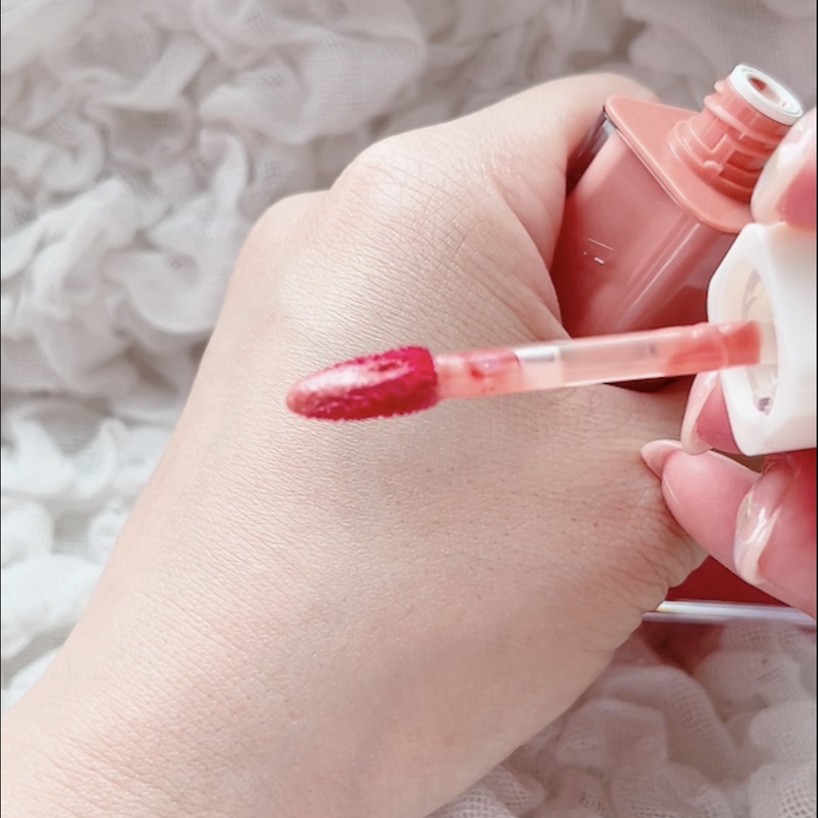 ウォーターグローリップティント/INGA/リップティントを使ったクチコミ（3枚目）