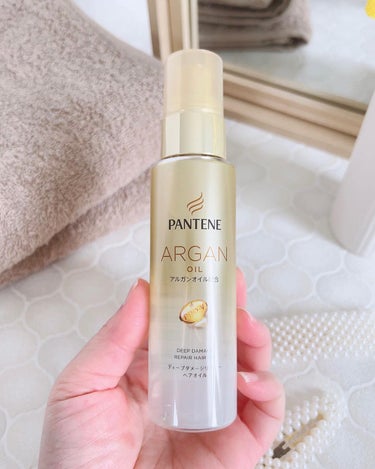 パンテーン ディープダメージリペアー ヘアオイルのクチコミ「・
・
パンテーンのヘアオイルがリニューアル✰︎

@pantene_jp_official .....」（2枚目）