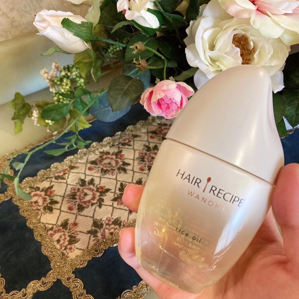 さらとろライスオイル(洗い流さないトリートメント)/WANOMI/ヘアオイルを使ったクチコミ（2枚目）