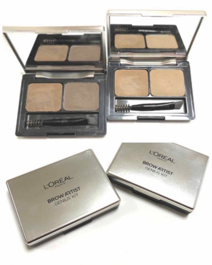 ブロウアーティスト ジーニアスキット/ロレアル パリ/パウダーアイブロウを使ったクチコミ(1枚目)