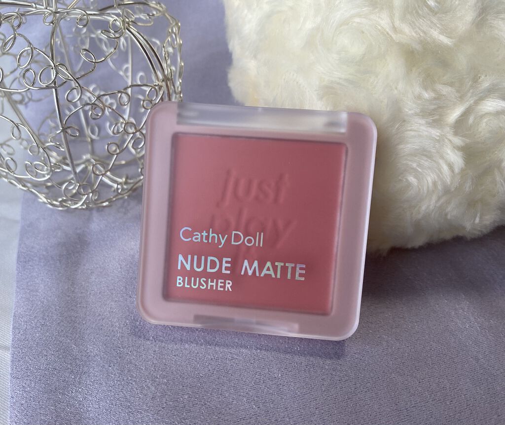 ヌードマットブラッシャー/CathyDoll/パウダーチークを使ったクチコミ（2枚目）