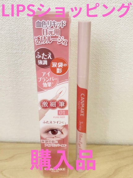 3wayスリムアイルージュライナー/キャンメイク/リキッドアイライナーを使ったクチコミ(1枚目)