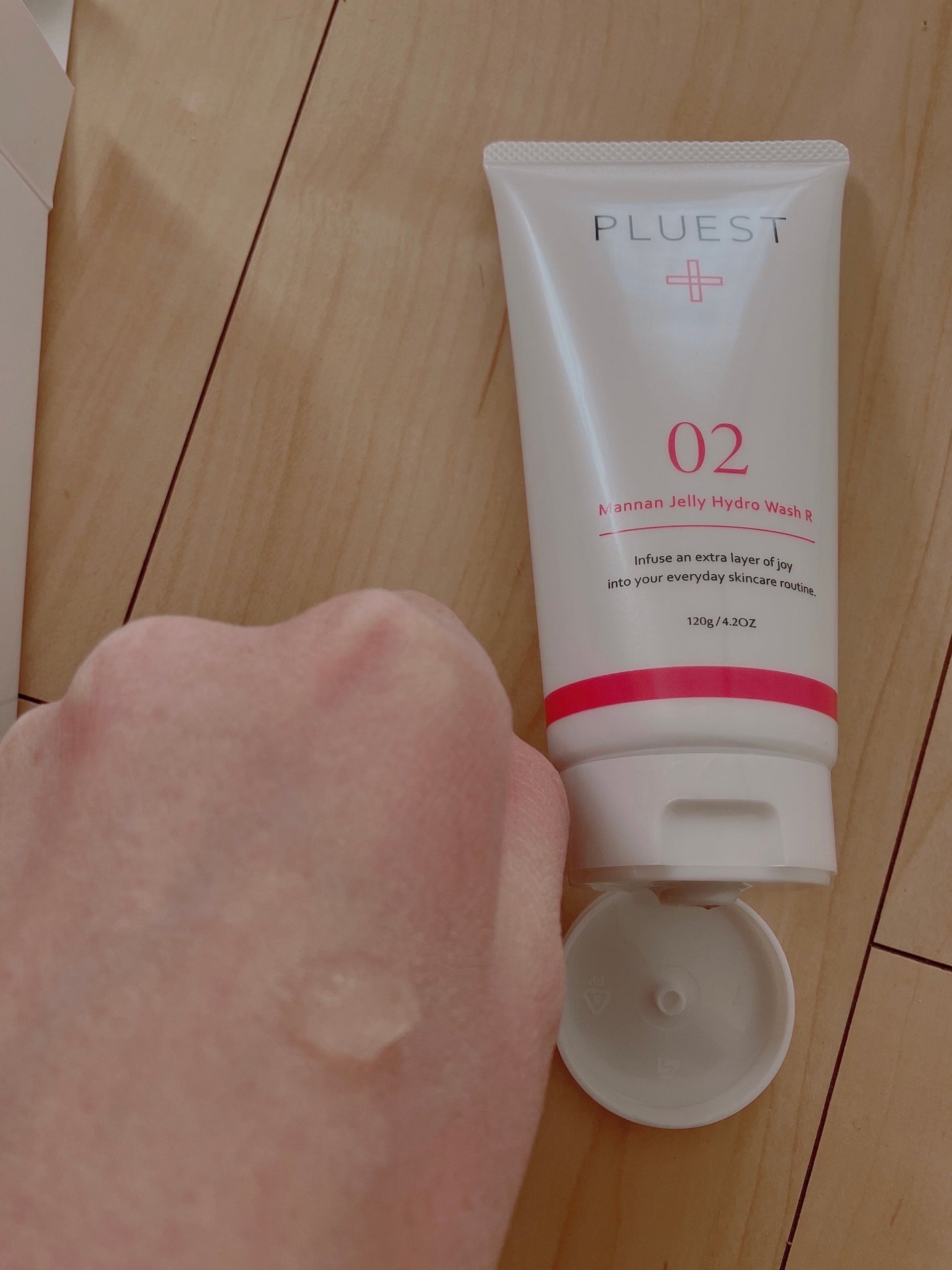 マンナンジェリーハイドロウォッシュ R/PLUEST/洗顔料を使ったクチコミ(2枚目)
