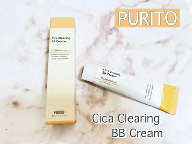 Cica Clearing BB Cream 13ニュートラルアイボリー/PURITO/化粧下地を使ったクチコミ（1枚目）