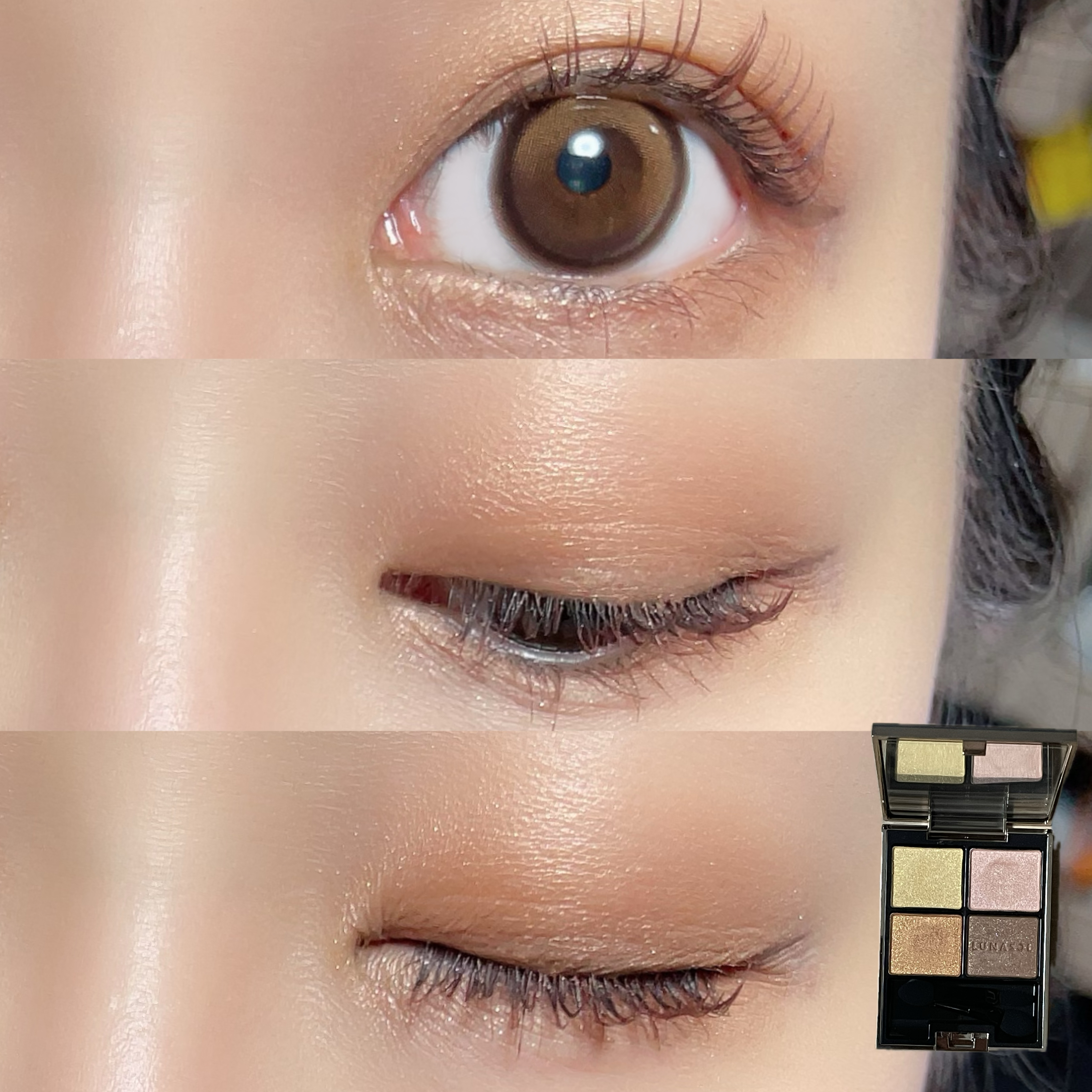 アイカラーレーション/LUNASOL/アイシャドウパレットを使ったクチコミ（1枚目）