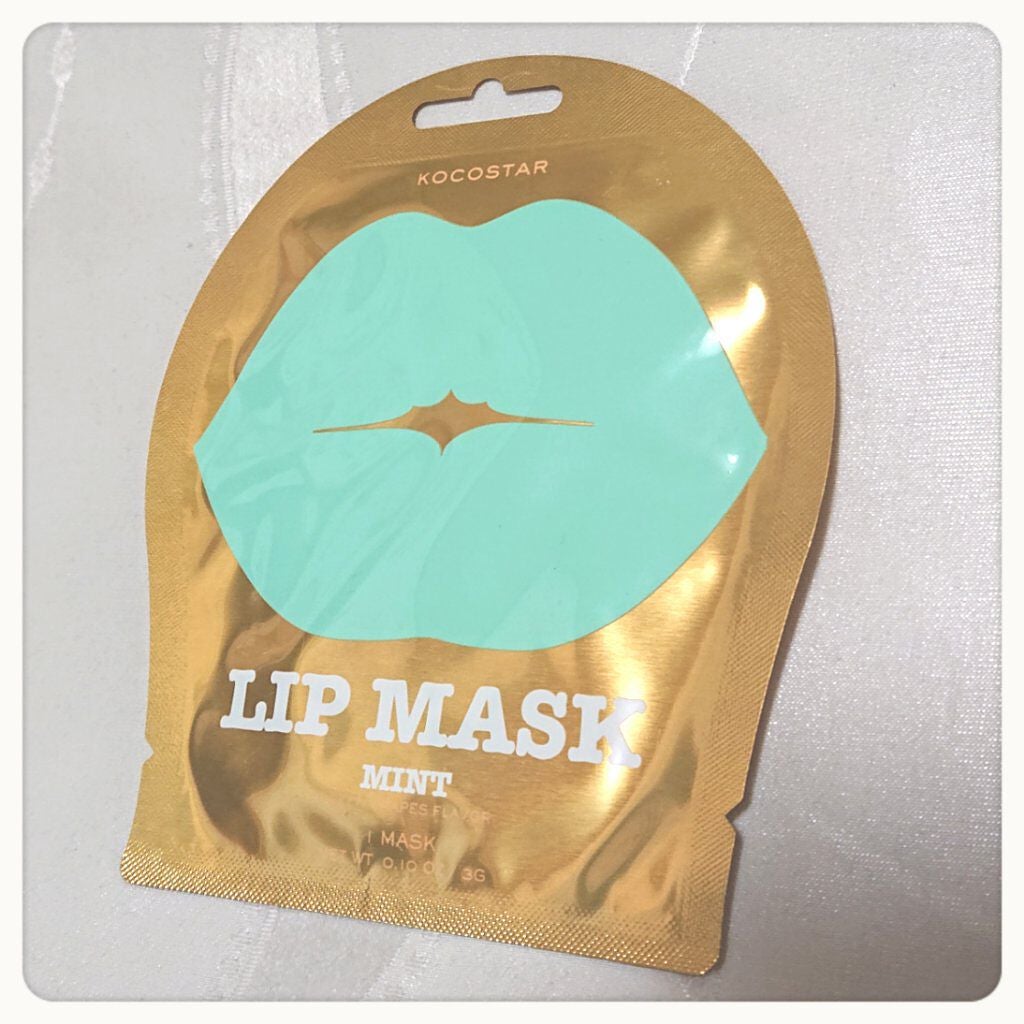 リップマスク ミント/KOCOSTAR(ココスター)/シートマスク・パックを使ったクチコミ(1枚目)