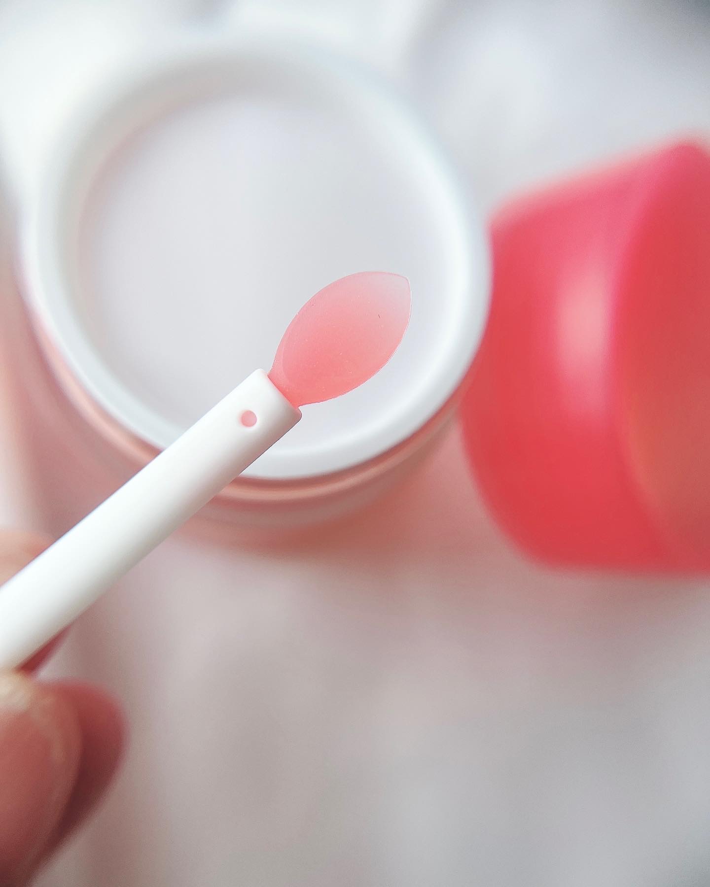 リップスリーピングマスク ピンクレモネード/LANEIGE/リップマスクを使ったクチコミ（3枚目）