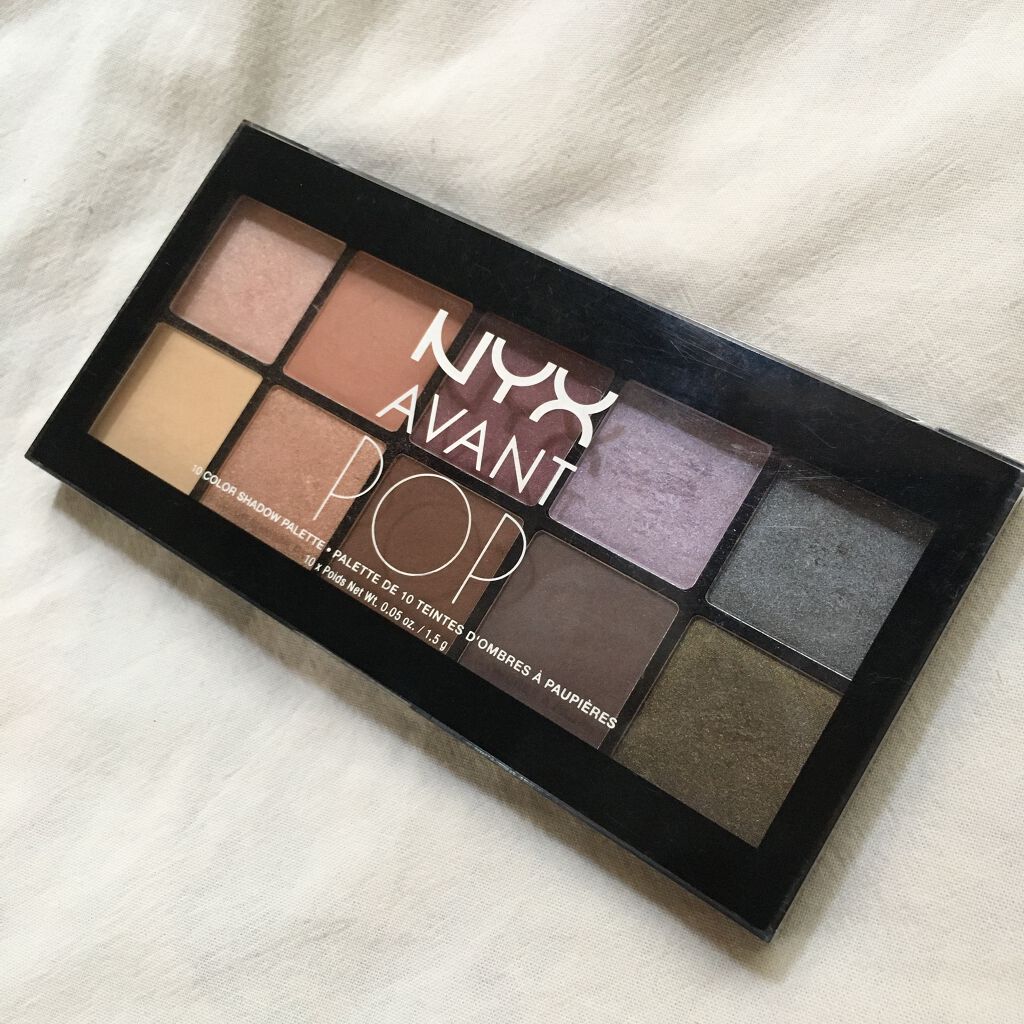 10 color shadow palette/NYX Professional Makeup/アイシャドウパレットを使ったクチコミ（1枚目）