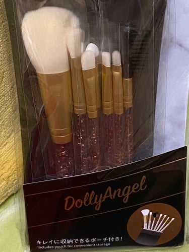Dolly Angel メイクブラシ5本セットのクチコミ「#ドンパト


#ドーリーエンジェル


#メイクブラシ


これから使います🍀*゜



お.....」（2枚目）