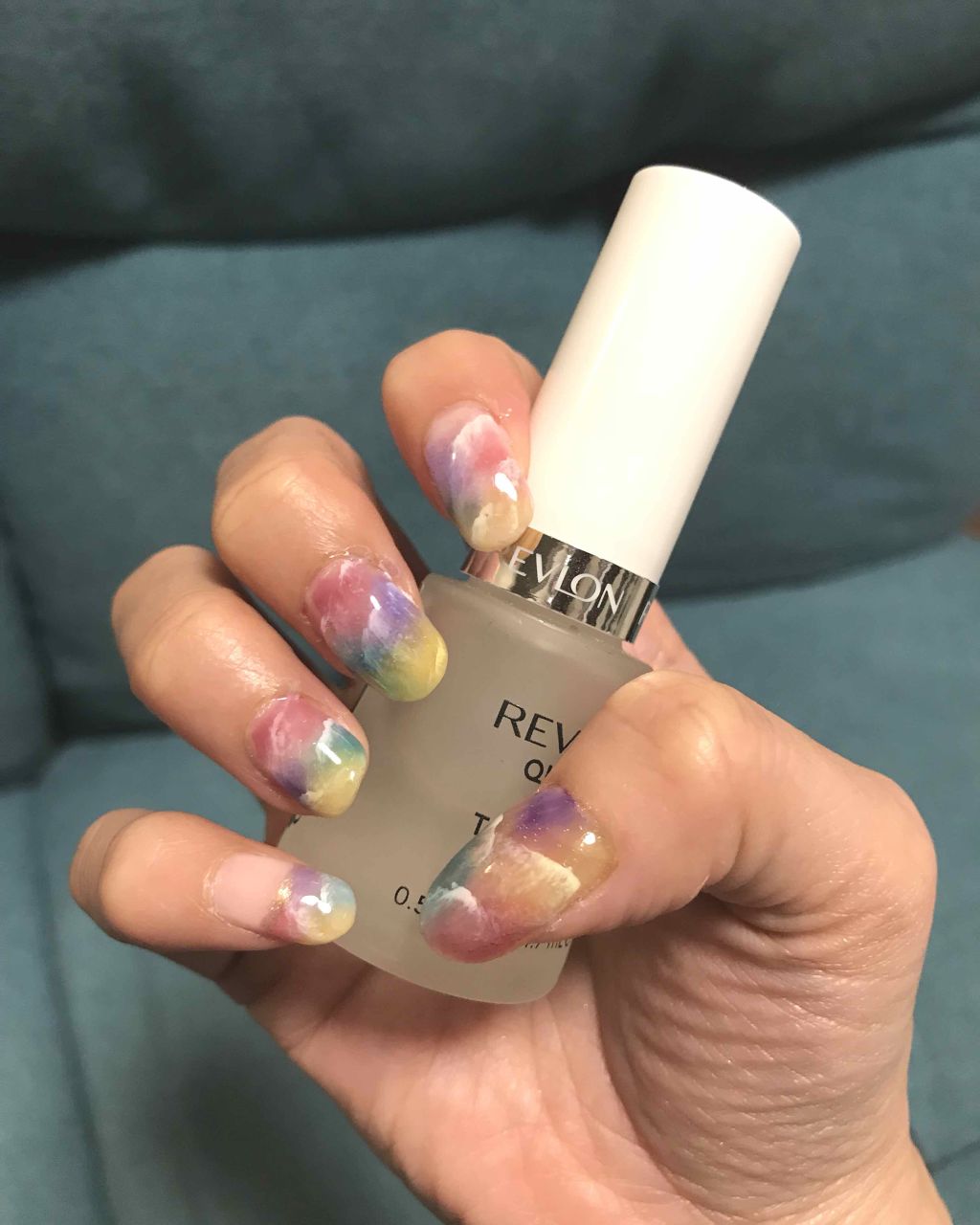 クイック ドライ トップ コート N/REVLON/ネイルトップコートを使ったクチコミ(2枚目)