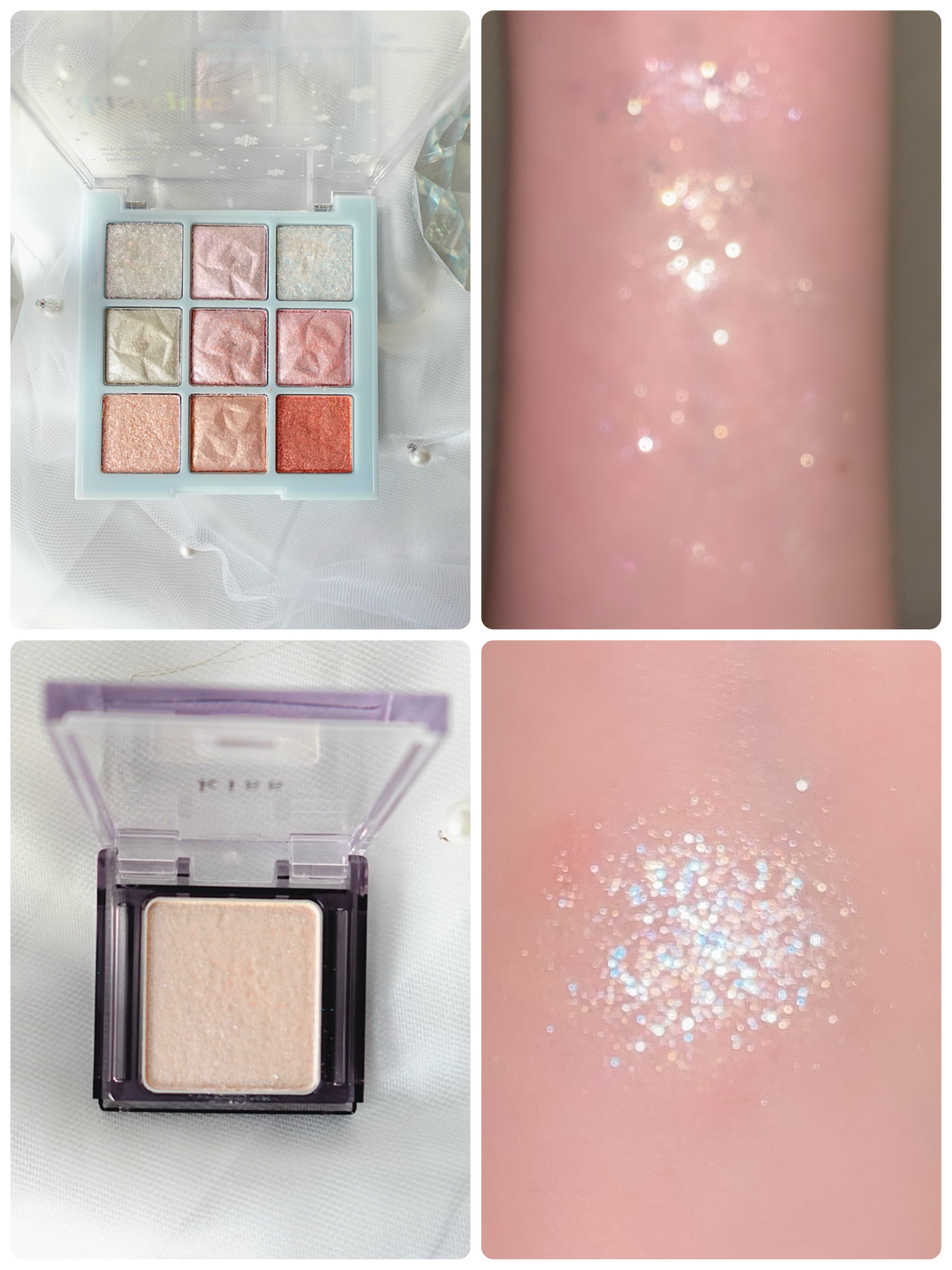  シアー グリッターアイズ/KiSS/単色アイシャドウを使ったクチコミ（3枚目）