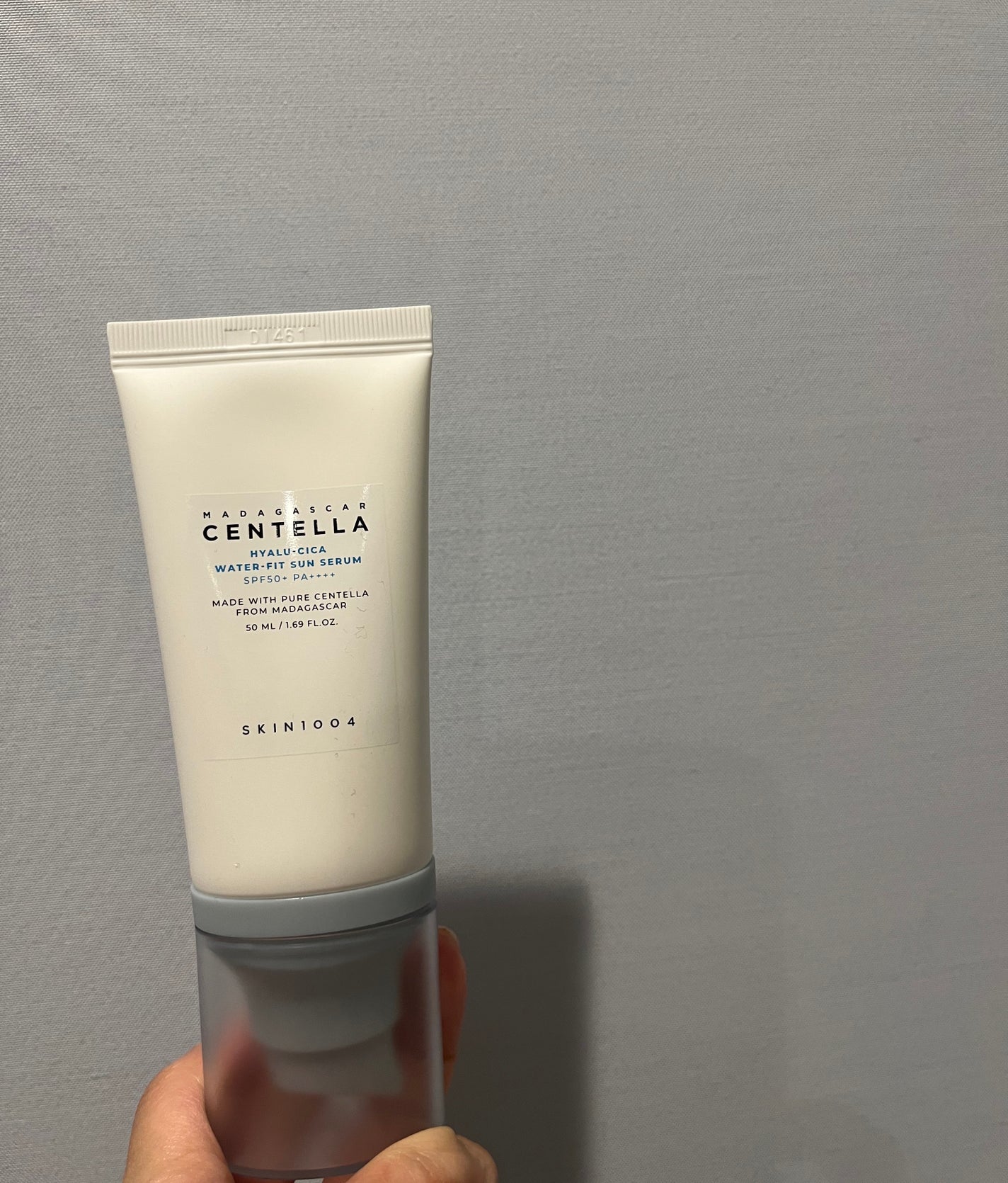 ヒアルーシカ ウォーターフィット サンセラム/SKIN1004/日焼け止めローションを使ったクチコミ(1枚目)