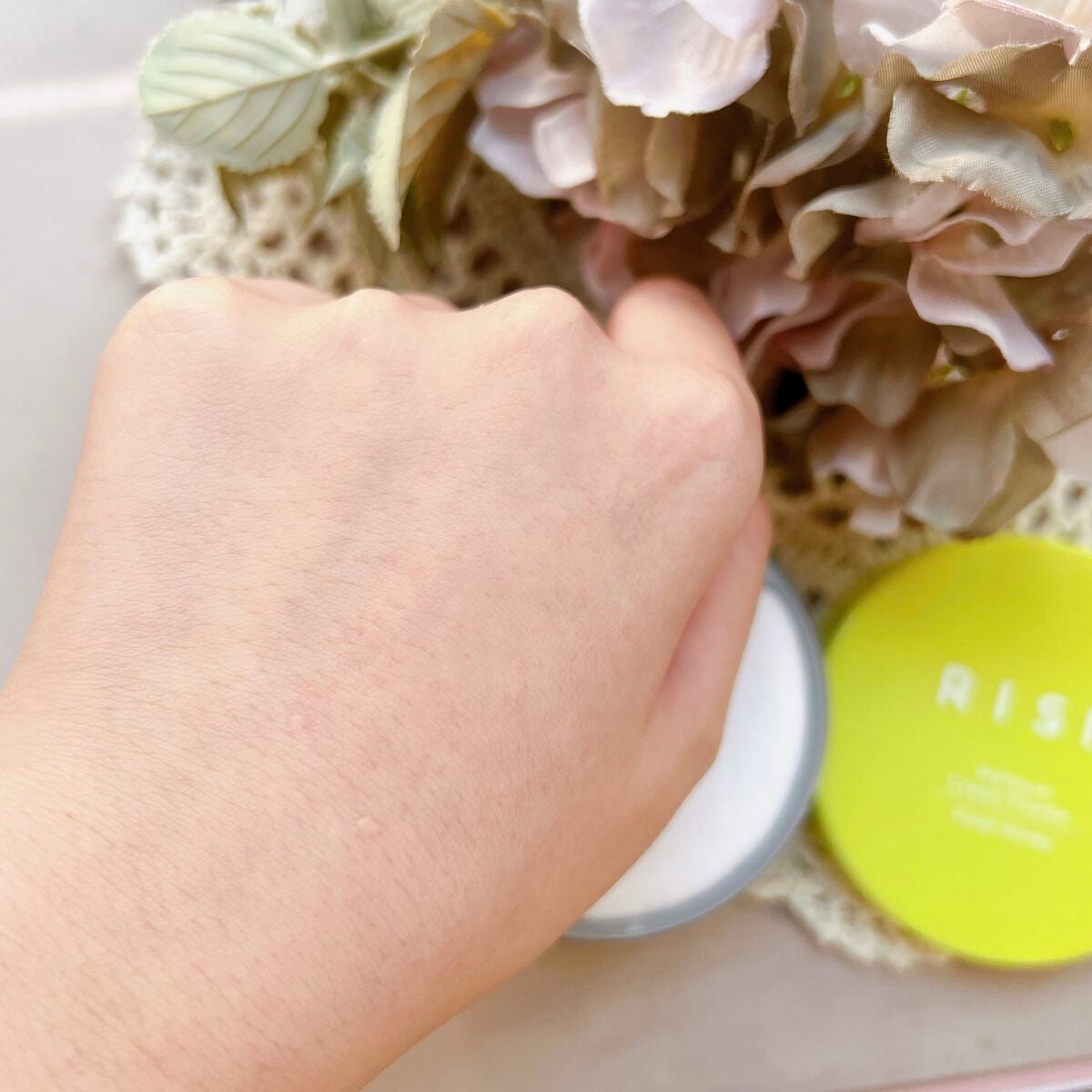 ワタユキ クリームパウダー/RISM/フェイスクリームを使ったクチコミ(3枚目)