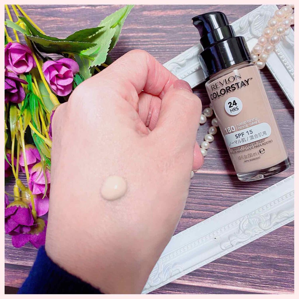 カラーステイ メイクアップ N/REVLON/リキッドファンデーションを使ったクチコミ(3枚目)