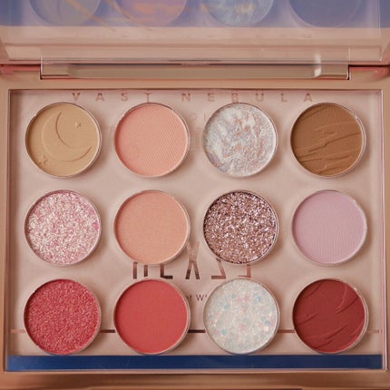 Hexze 12色 アイシャドウパレット プロアイ パレット アイプランナーパレット メイクパレット 高発色/HEXZE(ヘックスゼ)/アイシャドウパレットを使ったクチコミ(5枚目)