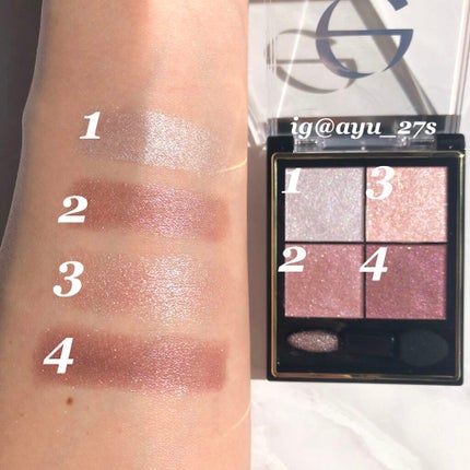 リアルクローズシャドウ/excel/アイシャドウパレットを使ったクチコミ(2枚目)