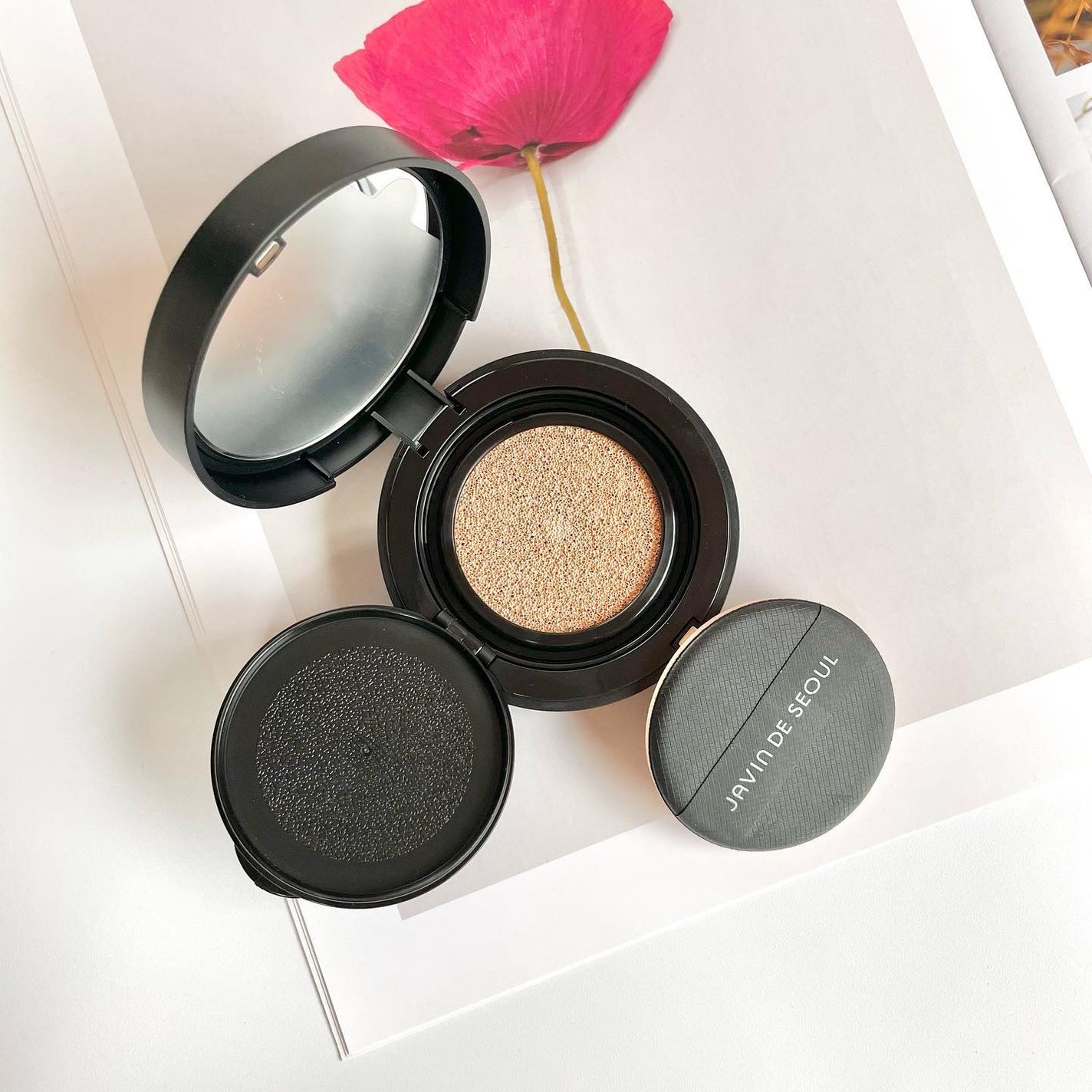 ジャビンドゥソウル ウインクファンデーションパクト/Javin De Seoul/クッションファンデーションを使ったクチコミ(4枚目)