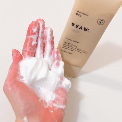 フェイスウォッシュ045 ブラウンシュガー/BEAW./洗顔フォームを使ったクチコミ(4枚目)