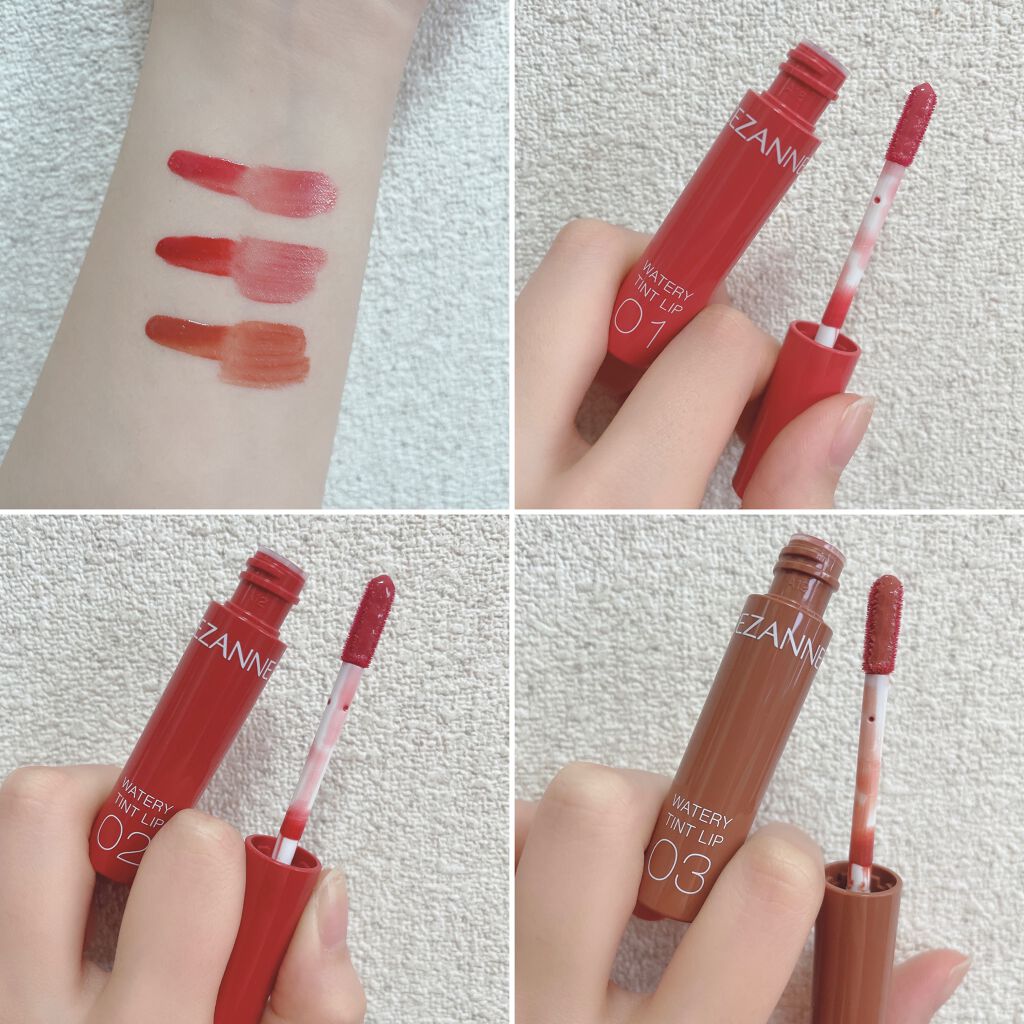 ウォータリーティントリップ/CEZANNE/リップティントを使ったクチコミ(2枚目)