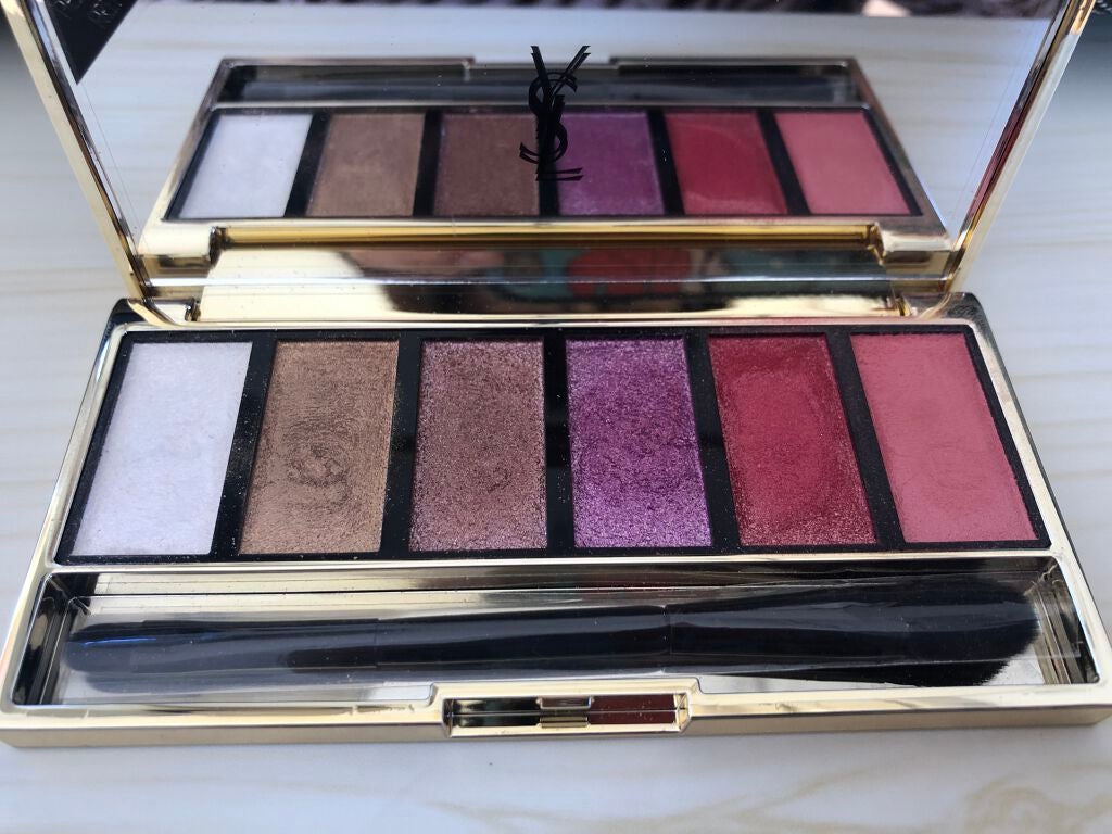 メイクパレット シマー ラッシュ/YVES SAINT LAURENT BEAUTE/アイシャドウパレットを使ったクチコミ(2枚目)
