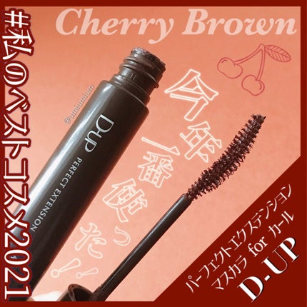 パーフェクトエクステンション マスカラ for カール/D-UP/マスカラを使ったクチコミ(1枚目)