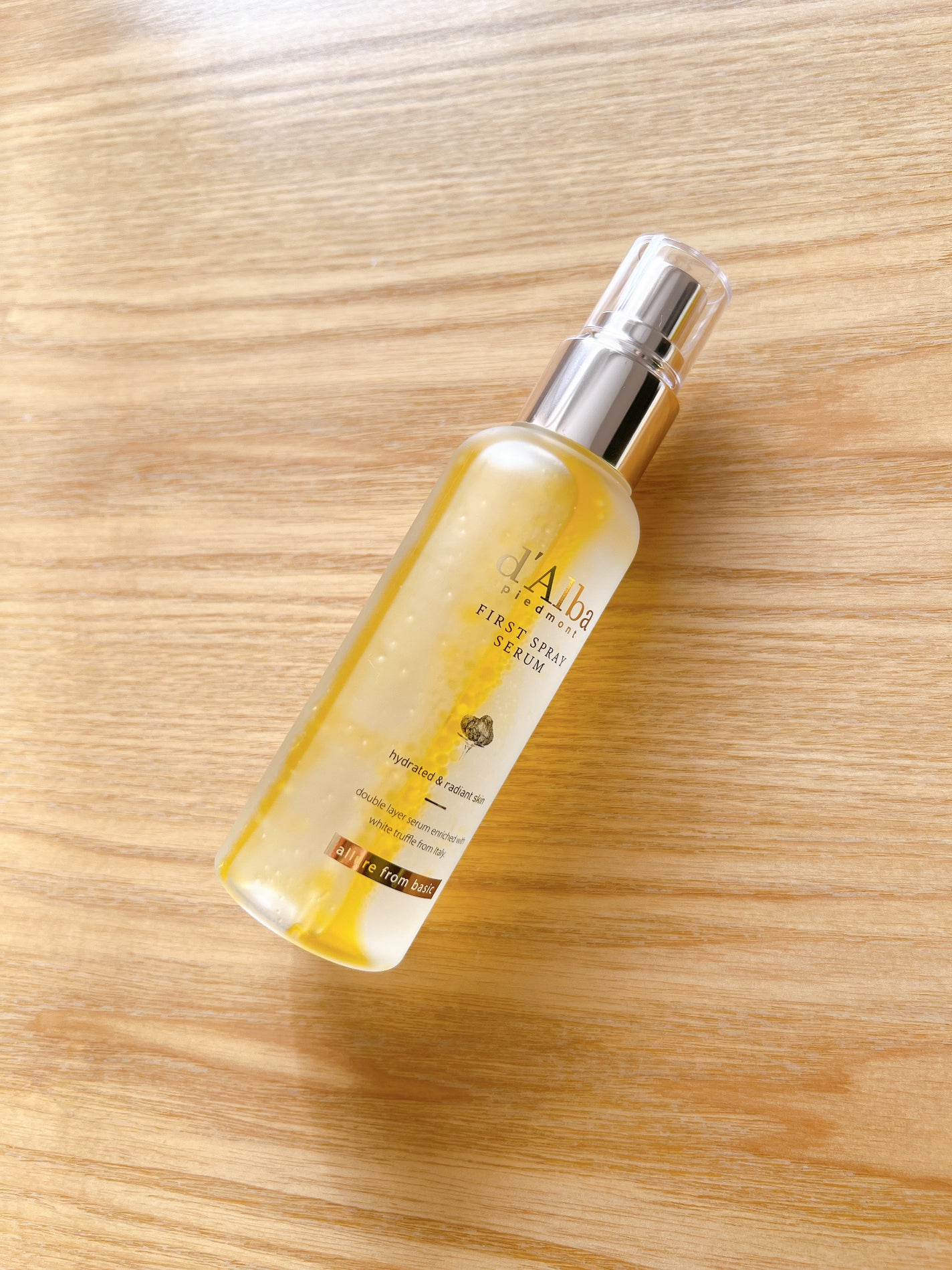 ダルバ ホワイトトリュフファーストスプレーセラム/ダルバ/ミスト状化粧水を使ったクチコミ(1枚目)