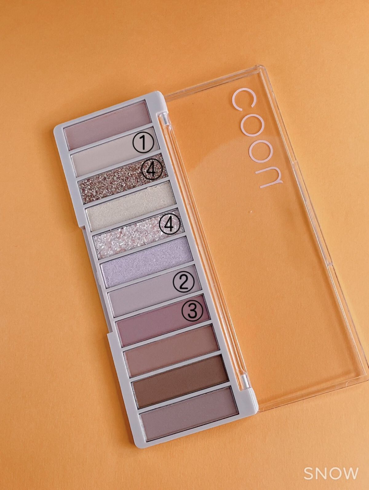 アイシャドウパレット/coou/アイシャドウパレットを使ったクチコミ（2枚目）